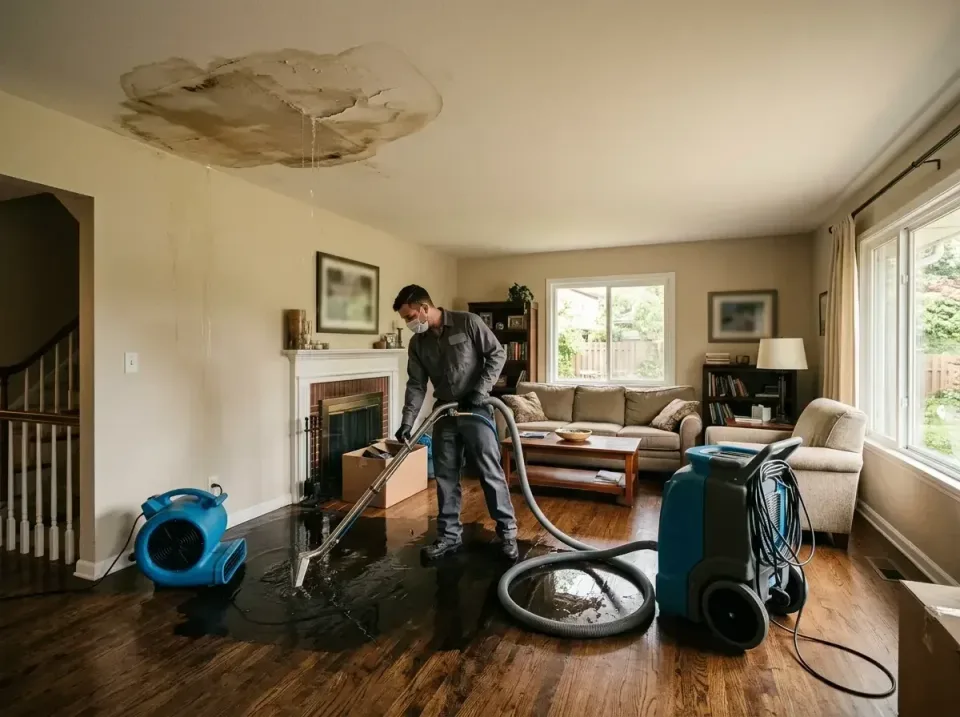 attic-pipe-burst-ceiling-drip-008 — frequently asked questions, Water Damage Restoration & Carpet Care in Falling Waters, WV